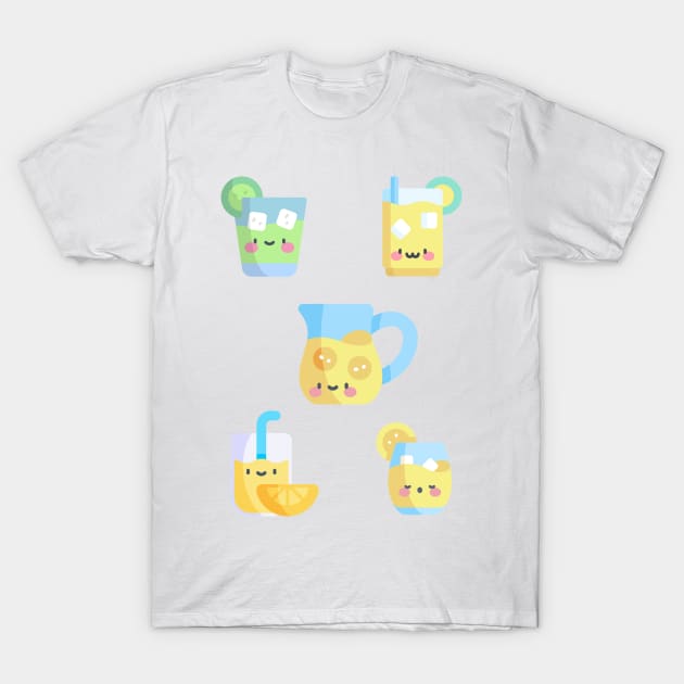 Cute lemonade - Kawaii lemonade - Lemonade squad T-Shirt by Kuro